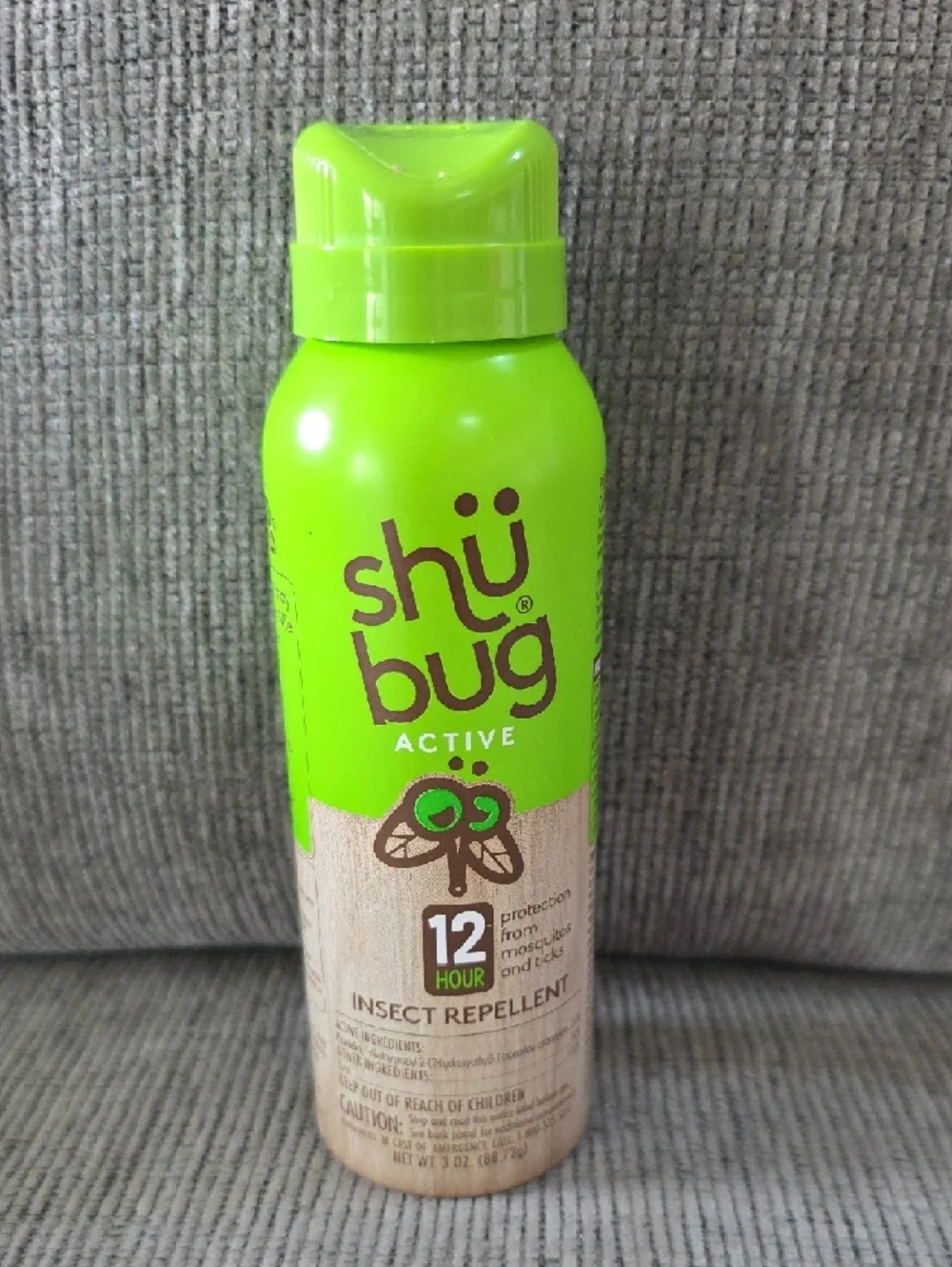 Shu Bug Kids (2) & Active (1) Insect Repellent Spray, All New, 3oz. Each.